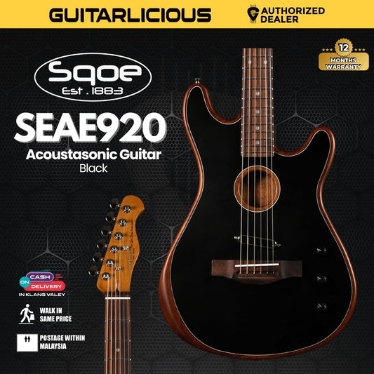SQOE SEAE920 Acoustasonic Guitar -  ( SEAE920 )