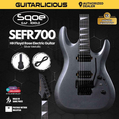 SQOE SEFR700 HH Floyd Rose Electric Guitar - ( SEFR700 / SEFR 700 / SEFR - 700 )