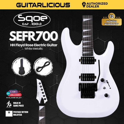 SQOE SEFR700 HH Floyd Rose Electric Guitar - ( SEFR700 / SEFR 700 / SEFR - 700 )