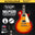SQOE SELP220 Flame Mahogany Les Paul HH Electric Guitar Rosewood Fretboard