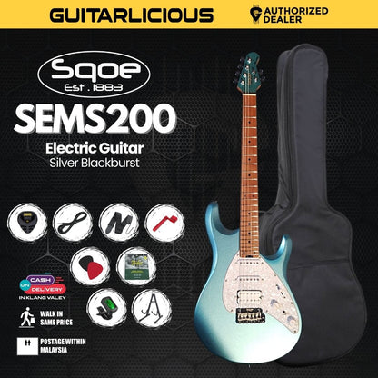 SQOE SEMS200 Electric Guitar - (  SEMS-200 /  SEMS200 / SEMS  )