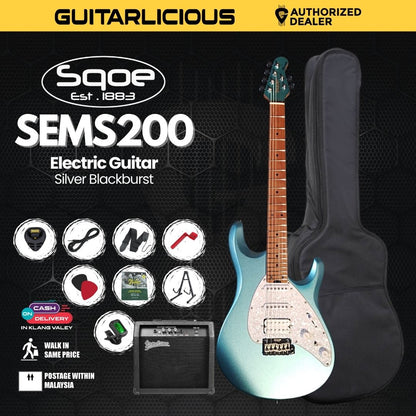 SQOE SEMS200 Electric Guitar - (  SEMS-200 /  SEMS200 / SEMS  )