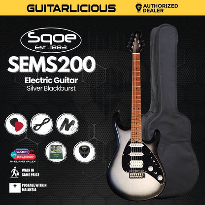 SQOE SEMS200 Electric Guitar - (  SEMS-200 /  SEMS200 / SEMS  )