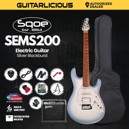 SQOE SEMS200 Electric Guitar - (  SEMS-200 /  SEMS200 / SEMS  )
