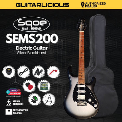 SQOE SEMS200 Electric Guitar - (  SEMS-200 /  SEMS200 / SEMS  )