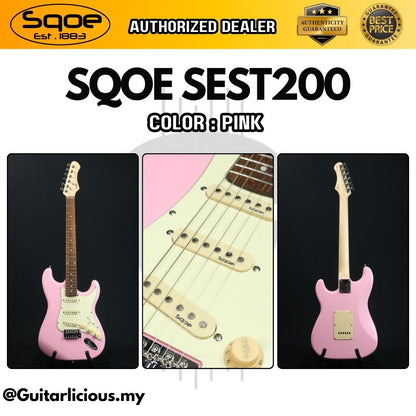 SQOE SEST200 Stratocaster Body SSS Vintage Electric Guitar ( SEST / SEST-200 / ST / ST-200 )