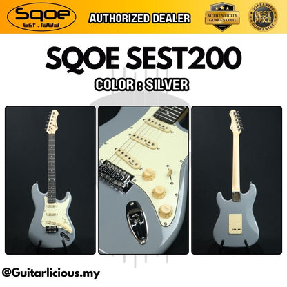 SQOE SEST200 Stratocaster Body SSS Vintage Electric Guitar ( SEST / SEST-200 / ST / ST-200 )