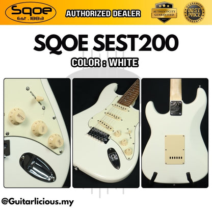 SQOE SEST200 Stratocaster Body SSS Vintage Electric Guitar ( SEST / SEST-200 / ST / ST-200 )