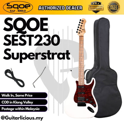 SQOE SEST230 Super Stratocaster Body HSS Electric Guitar Rosewood Fretboard ( SEST / SEST-230 / ST )