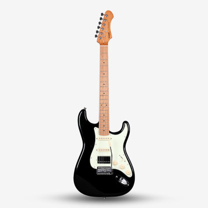 SQOE SEST600 Stratocaster Body HSS Electric Guitar, Roasted Maple Fretboard ( SEST / SEST-600 / ST 600 )