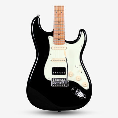 SQOE SEST600 Stratocaster Body HSS Electric Guitar, Roasted Maple Fretboard ( SEST / SEST-600 / ST 600 )