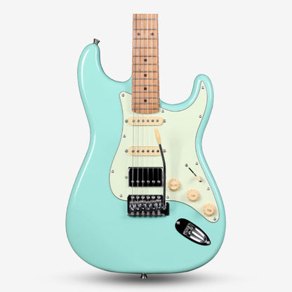 SQOE SEST600 Stratocaster Body HSS Electric Guitar, Roasted Maple Fretboard ( SEST / SEST-600 / ST 600 )