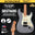 SQOE SEST600 Stratocaster Body HSS Electric Guitar, Roasted Maple Fretboard ( SEST / SEST-600 / ST 600 )