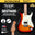 SQOE SEST600 Stratocaster Body HSS Electric Guitar, Roasted Maple Fretboard ( SEST / SEST-600 / ST 600 )