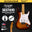 SQOE SEST610 Stratocaster Body HSS Electric Guitar, Roasted Maple Fretboard - ( SEST 610 / SEST610 / 610 )