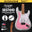 SQOE SEST610 Stratocaster Body HSS Electric Guitar, Roasted Maple Fretboard - ( SEST 610 / SEST610 / 610 )