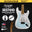 SQOE SEST610 Stratocaster Body HSS Electric Guitar, Roasted Maple Fretboard - ( SEST 610 / SEST610 / 610 )