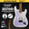 SQOE SEST610 Stratocaster Body HSS Electric Guitar, Roasted Maple Fretboard - ( SEST 610 / SEST610 / 610 )