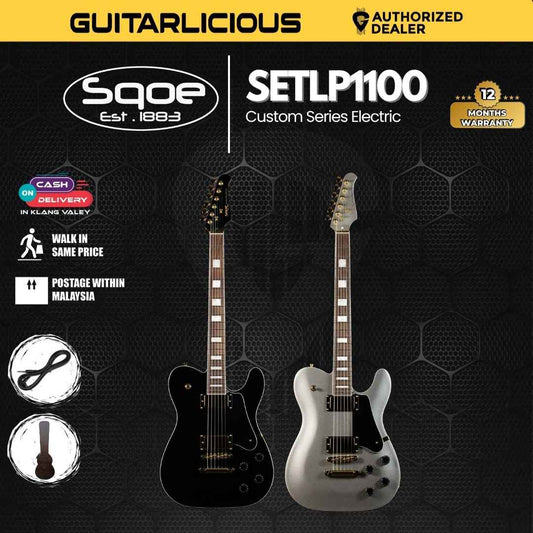 SQOE SETLP1100 Custom Series Electric Guitar - ( SETLP1100  / SETLP 1100 )
