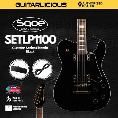 SQOE SETLP1100 Custom Series Electric Guitar - ( SETLP1100  / SETLP 1100 )