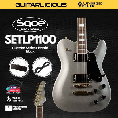 SQOE SETLP1100 Custom Series Electric Guitar - ( SETLP1100  / SETLP 1100 )