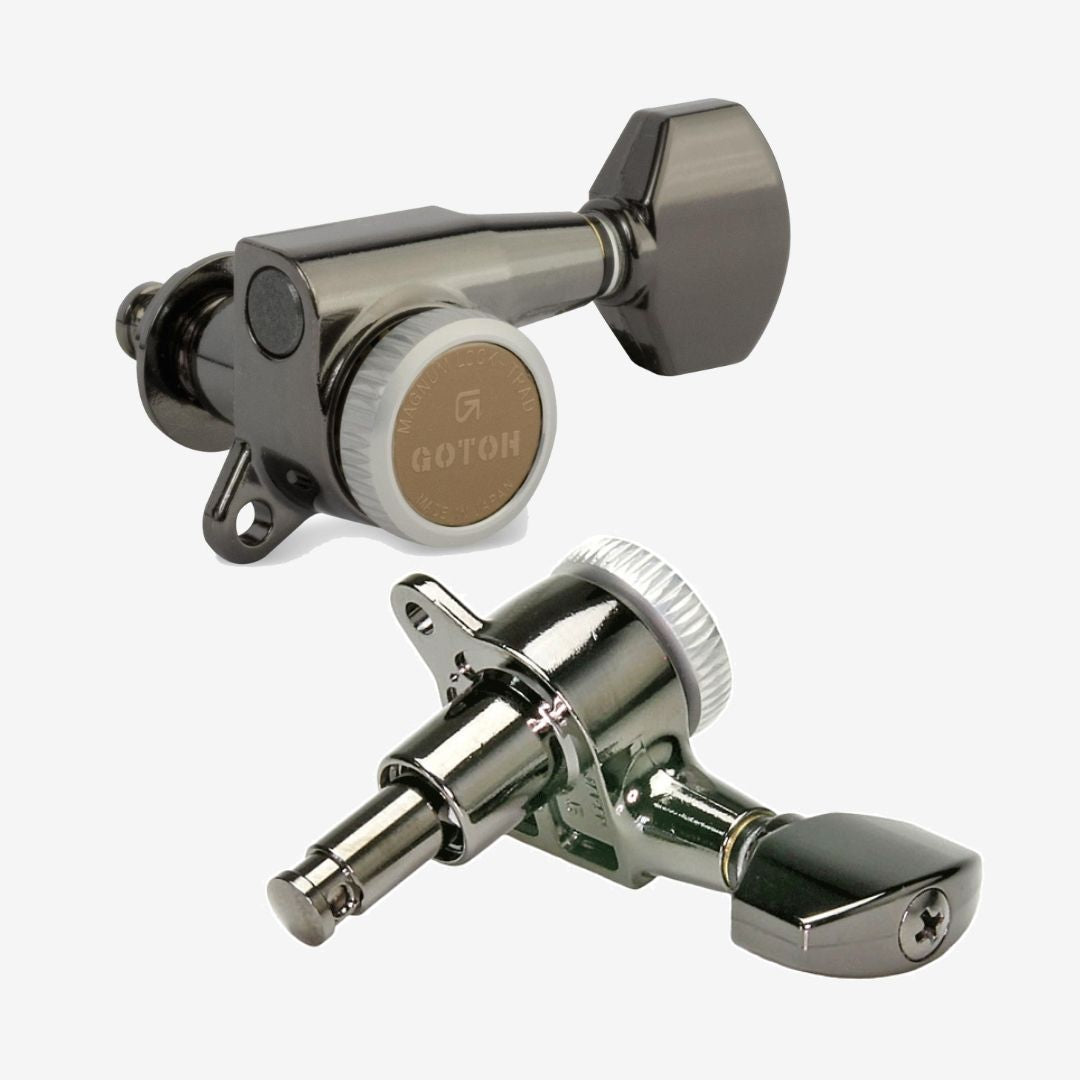 GOTOH SG381-MGT-07 6-In-Line Magnum Locking Tuner Machine Heads