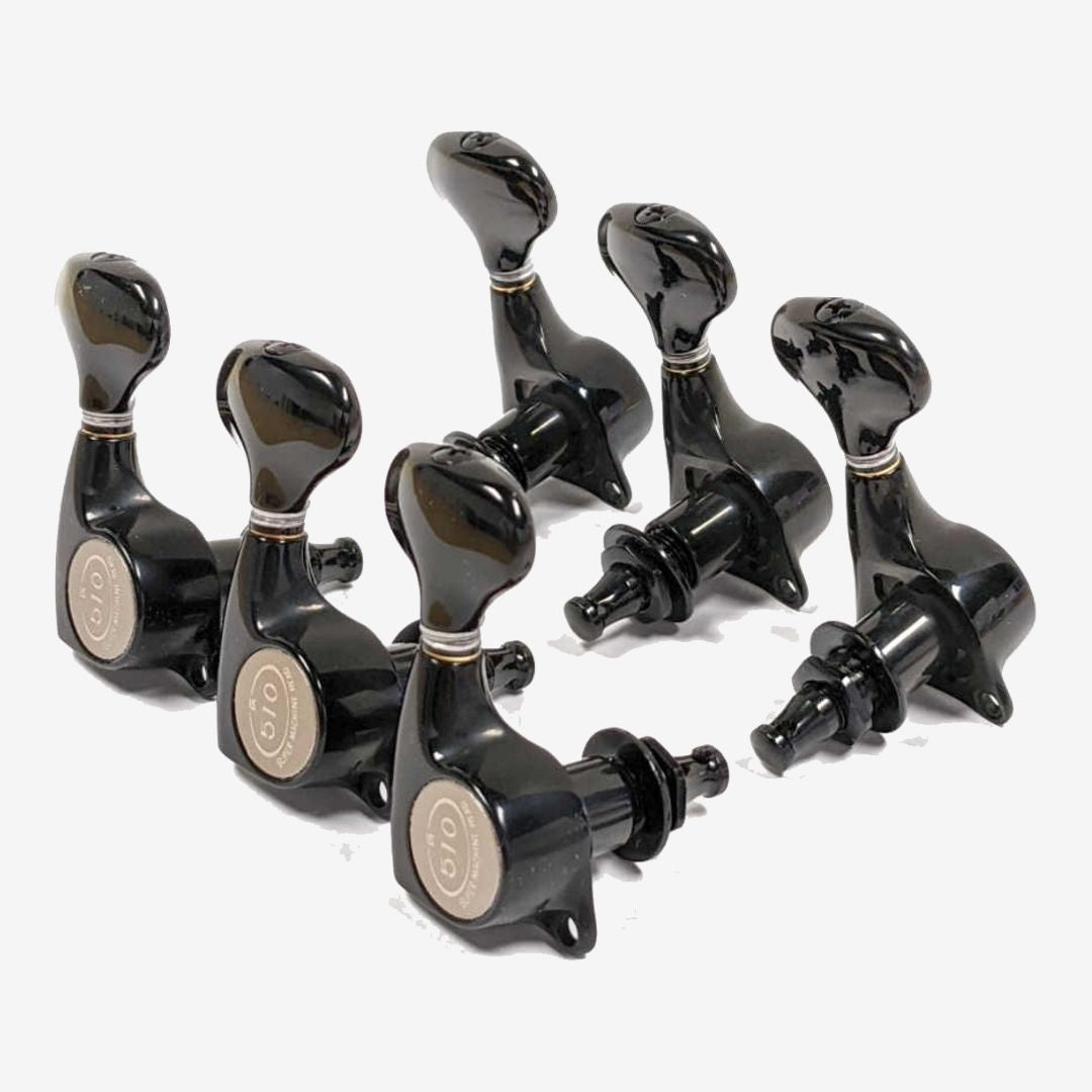NEW Gotoh SGL510Z-L5 MGT DELTA Locking Tuning Keys, 21:1 Ratio Set 3x3 - CHROME - Foto 6