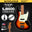 SQOE SJB600 4-Strings Jazz Bass Guitar, Roasted Maple Neck, Rosewood Fretboard ( SQ-SJB600 / SJB-600 / SJB 600 )
