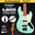 SQOE SJB600 4-Strings Jazz Bass Guitar, Roasted Maple Neck, Rosewood Fretboard ( SQ-SJB600 / SJB-600 / SJB 600 )