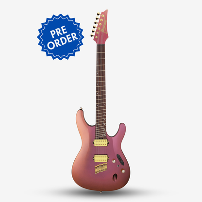 Ibanez SML721 S Axe Design Lab Series Electric Guitar - Rose Gold Chameleon (Pre-Order)