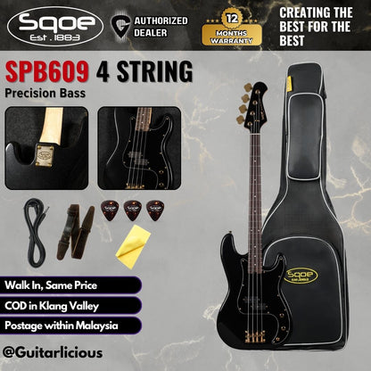 SQOE SPB609 4 String Precision Bass - ( SPB609 / SPB 609 / SPB-609 )