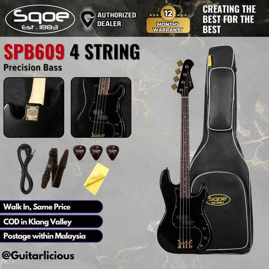 SQOE SPB609 4 String Precision Bass - ( SPB609 / SPB 609 / SPB-609 )