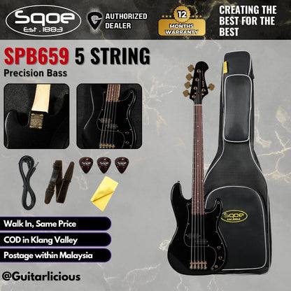 SQOE SPB659 5 String Precision Bass - ( SPB659 / SPB 659/ SPB-659 )