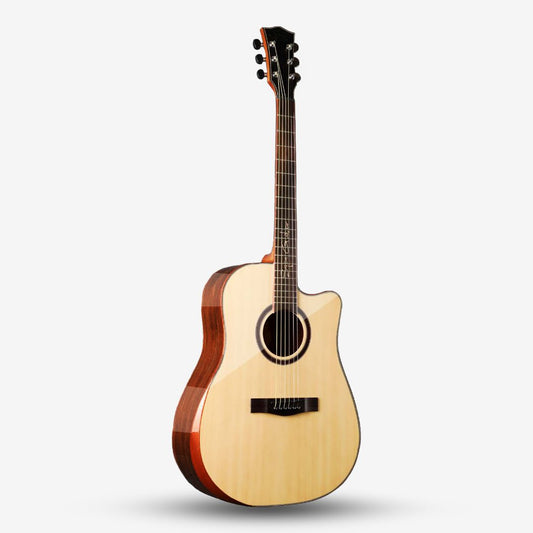 SQOE SQ-CC-SK 41 Inch Acoustic Guitar w Arm Bevel (SQCCSK/SQ CC SK)