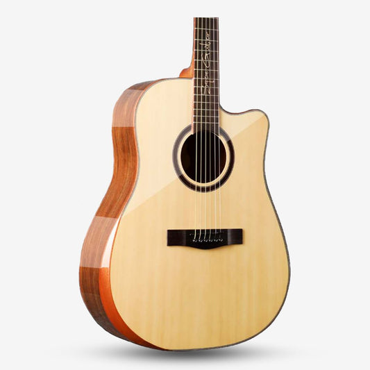 SQOE SQ-DC-SK 41 Inch Acoustic Guitar w Arm Bevel ( SQDCSK / SQ DC SK )