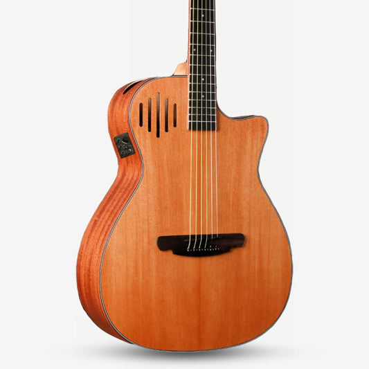 SQOE SQ-J-E 40 inch Grand Auditorium Acoustic Guitar with Sqoe KLT-18A pick up ( SQJ / SQJE )