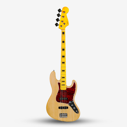 SQOE Jazz 4 String Bass Guitar, Maple Fretboard ( JB4BS-300 / SQ-JB4BS-300 / JB4BS )