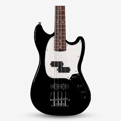 SQOE SJB400 Short Scale 4 String Jazz Bass Guitar, Roasted Maple Neck, Rosewood Fretboard ( SQSJB400 / SJB-400 / SJB )