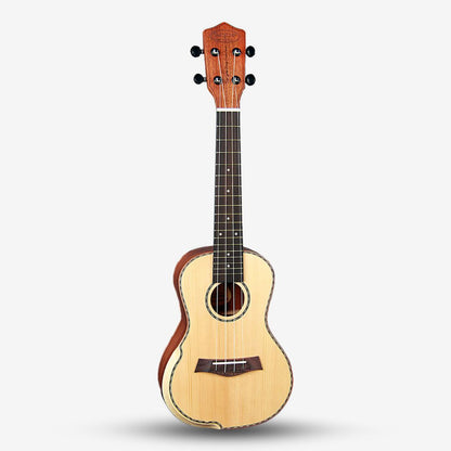 SQOE SQ-UK-403 , 24 inch Concert Solid Top Spruce & Mahagony Body Ukulele ( SQUK403 / SQ-UK / UK403 / 403)