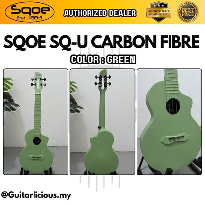 SQOE SQ-U 23 inch Concert Carbon Fiber Body Ukulele ( 23SQU / 23-SQ-U / 23" )