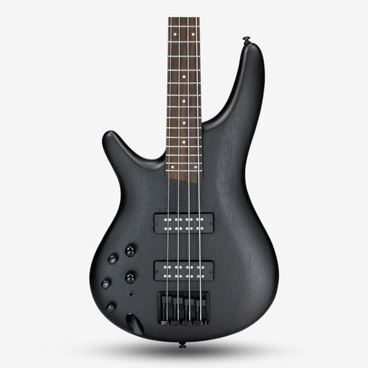 Ibanez SR300EBL Left Handed 4 String Electric Bass Guitar w/ Active HH Pick up - Weathered Black ( SR300EBL-WK )