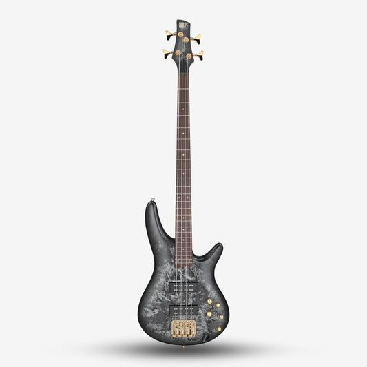 Ibanez SR300EDX 4 String Electric Bass Guitar with Active HH Pick up - Black Ice Frozen Matte ( SR300EDX-BZM / SR-300EDX