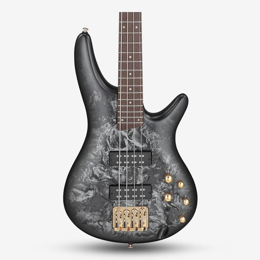 Ibanez SR300EDX 4 String Electric Bass Guitar with Active HH Pick up - Black Ice Frozen Matte ( SR300EDX-BZM / SR-300EDX