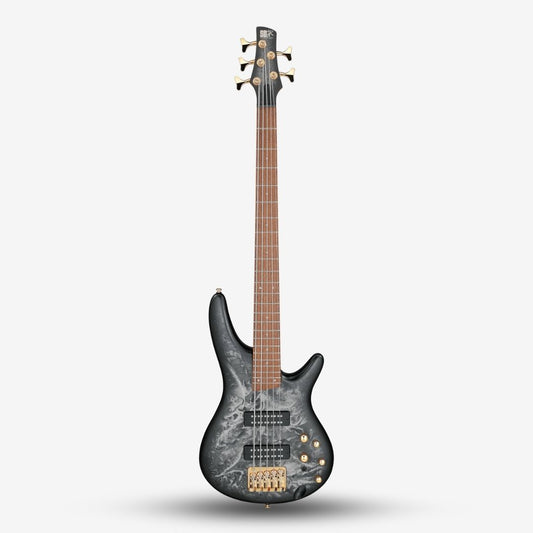 Ibanez SR305EDX 5 String Electric Bass Guitar with Active HH Pick up - Black Ice Frozen Matte ( SR305EDX-BZM / SR-305EDX