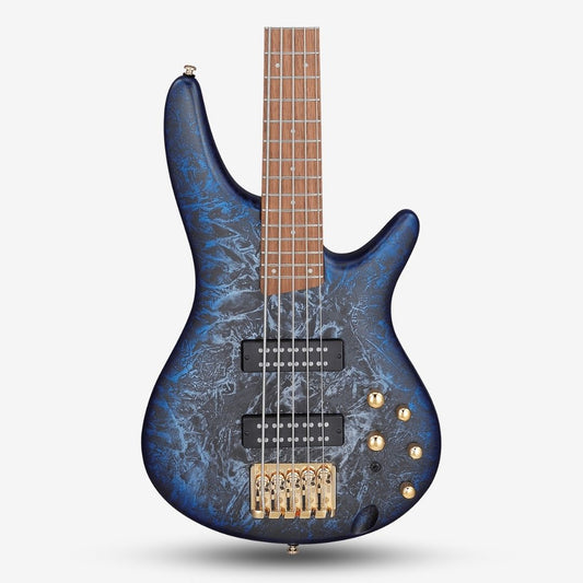 Ibanez SR305EDX 5 String Electric Bass Guitar with Active HH Pick up - Cosmic Blue Frozen Matte SR305EDX-CZM / SR-305EDX