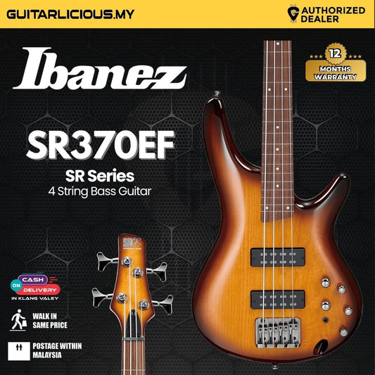 Ibanez SR370EF-BBT SR Series Electric Bass - Brown Burst