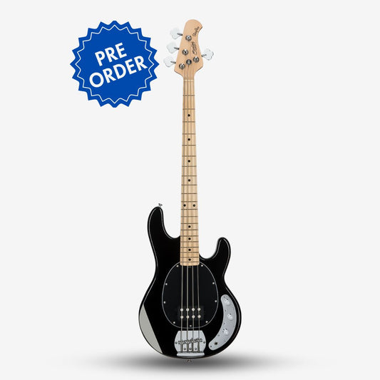 Sterling By Music Man StingRay RAY4 Electric Bass Guitar with Maple Fretboard - Black ( STRRAY4-M1 BK / RAY-4 ) (Pre-order)