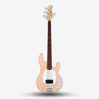 Sterling By Music Man StingRay RAY4 Electric Bass Guitar with Jatoba Fretboard - Pueblo Pink ( STRRAY4-J1 PBP / RAY-4 )