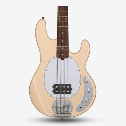 Sterling By Music Man StingRay RAY4 Electric Bass Guitar with Jatoba Fretboard - Vintage Cream (RAY4-VC-J1) (Pre-Order)