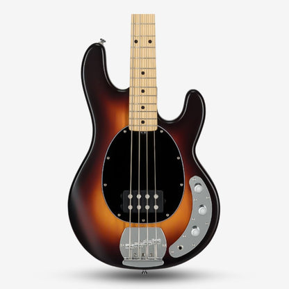 Sterling By Music Man StingRay RAY4 Electric Bass Guitar with Maple Fretboard - Vintage Sunburst Satin ( STRRAY4-M1 VSBS / RAY-4 ) (Pre-order)